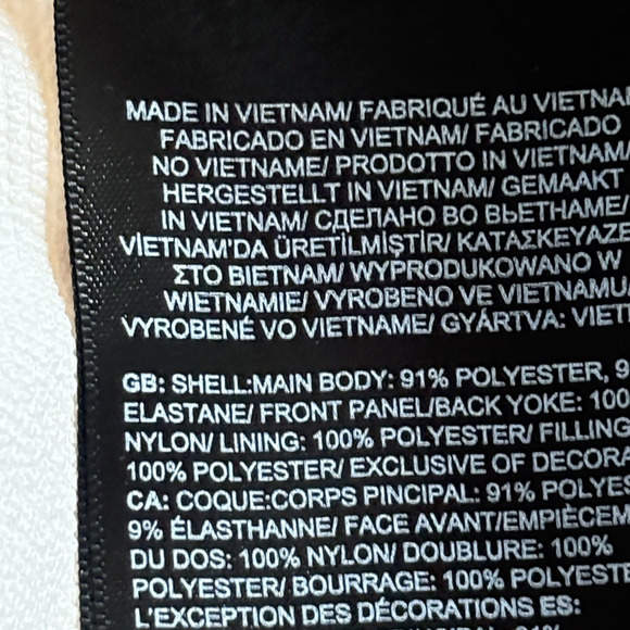 North Face Shelter Cove Hybrid Jacket Women's Size 3X Ivory Windproof Full Zip - Picture 6 of 6